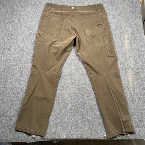 KUHL Revolvr Pants Mens 38x32 Khaki Straight Fit Hybrid Fabric Outdoor Casual - Picture 5 of 8